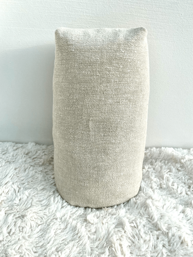 Embroidered Owl Doorstop with FREE baby Owl, Owl Ornament, Owl Bookend, Unique linen Eco Owl with Wooden Button Eyes, Made in UK, 