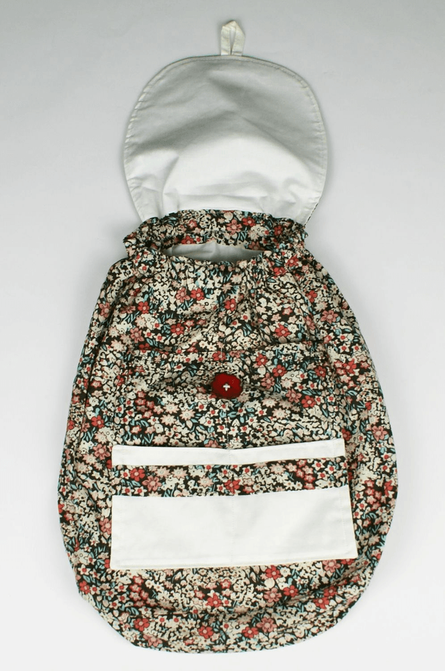 Personalised Eco Floral Handmade Fabric Backpack; Spring Rucksack; Teens Backpack; Swimming Bag; Gym Bag; Unique School Backpack