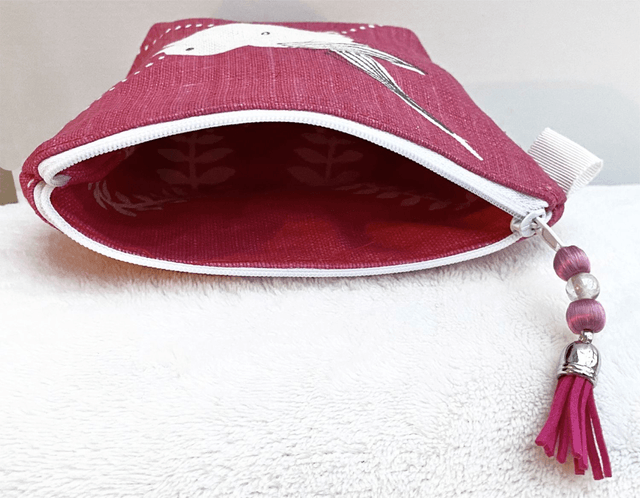 Makeup Bag Gift Set, Linen Cosmetic bag, Eco Friendly Phone Accessories Bag, Travel Bag Gift Set, Gift Set with Bag Card Envelope Tag