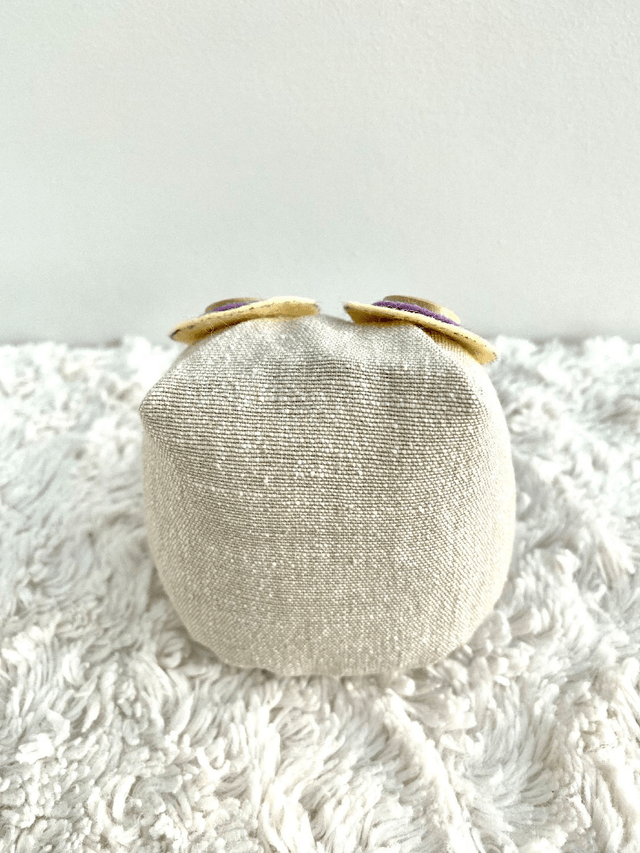 Embroidered Owl Doorstop with FREE baby Owl, Owl Ornament, Owl Bookend, Unique linen Eco Owl with Wooden Button Eyes, Made in UK, 