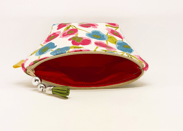 Canvas Cosmetics / Makeup / Travel bag 