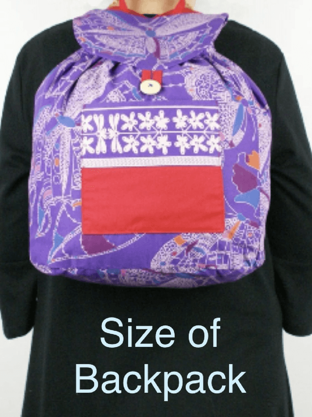 Blue Fabric Backpack; Handmade Denim Backpack; Boho Festival Rucksack; School Bag; Swimming Bag; Gym Backpack