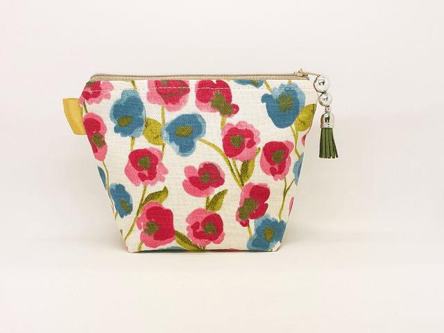 Canvas Cosmetics / Makeup / Travel bag 