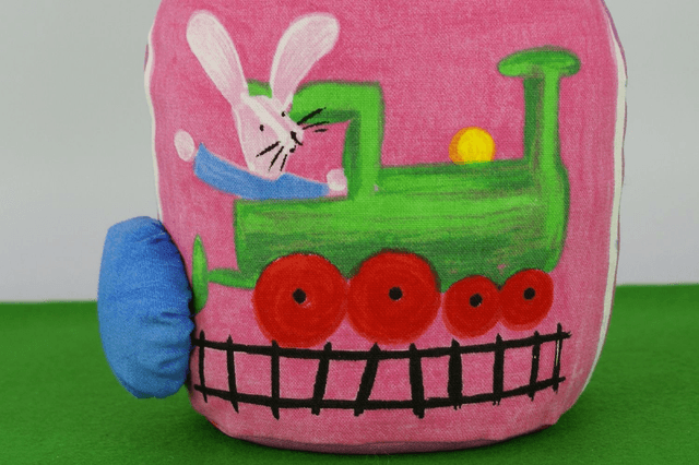 Designers Guild Fabric Bunny Rabbit Doorstop, Bunny Bookend, House Warming Gift, Easter Gift, Made in UK